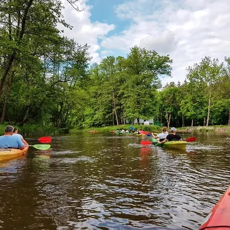 Letniskowy - Zolty-caloroczny Prázdninový dům *