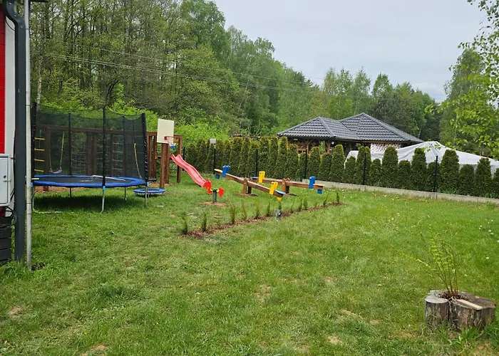 Dom wakacyjny Letniskowy - żółty-całoroczny Rzeczenica