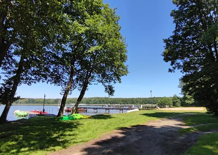 Letniskowy - żółty-całoroczny Dom wakacyjny *